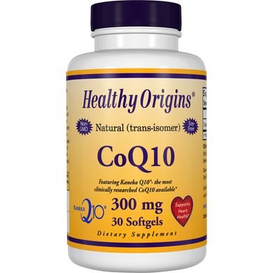 Коензим Q10 300мг, Healthy Origins, 30 желатинових капсул