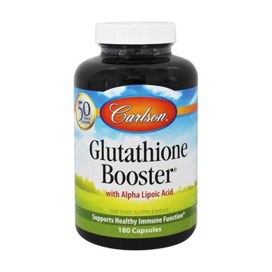 Підсилювач Глутатіону, Glutathione Booster, Carlson, 180 капсул