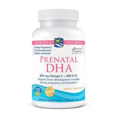 Рыбий жир Nordic Naturals Prenatal DHA 90 капсул