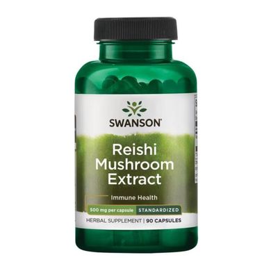 Экстракт грибов Рейши Swanson Reishi Mushroom Extract Standardized 500mg 90 капсул