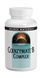 Коэнзим Q10 В-Комплекса, Апельсиновый вкус, Source Naturals, 60 таблеток для рассасывания
