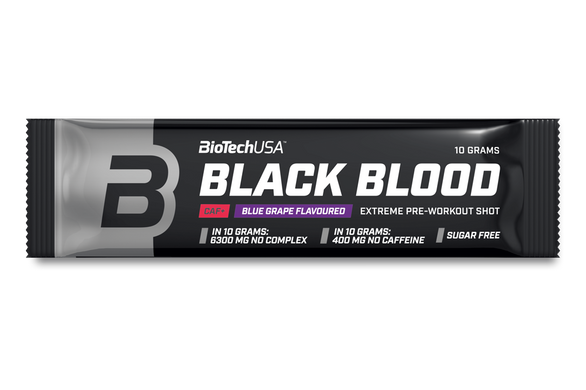 Передтренувальний комплекс BioTech Black Blood Caf + (10 г) cola