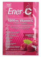 Вітамінний Напій для Підвищення імунітету, Смак Малини, Vitamin C, Ener-C, 1 пакетик