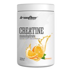 Креатин моногідрат IronFlex Creatine monohydrate 500 грам Апельсин