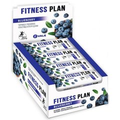 Фитнес батончики VALE Fitness Plan Muesli Bar 30x25 г Bluberry