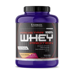 Сироватковий протеїн ізолят Ultimate Nutrition Prostar Whey 2400 г peanut butter