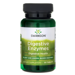 Полный спектр N-зимов Swanson Digestive Enzymes 90 капсул