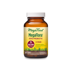 Пробиотики MegaFlora Kids Probiotic, MegaFood, 30 капсул