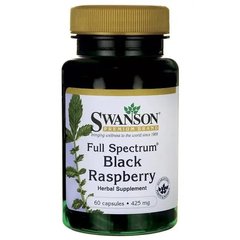 Черная Малина Swanson (Full Spectrum Black Raspberry) 425 мг 60 капсул