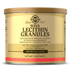 Соевый Лецитин в Гранулах, Soya Lecithin Granules, Solgar, 227 гр.