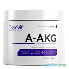L-аргінін альфа-кетоглютарат OstroVit 100% A-AKG (200 г) ААКГ остов Без добавок