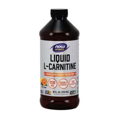 Л-карнитин Now Foods L-Carnitine 1000 mg 473 мл citrus