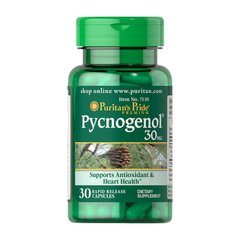 Пикногенол Puritan's Pride Pycnogenol 30 mg 30 капсул