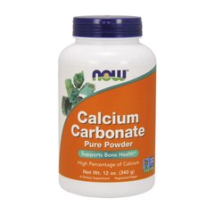 Кальций карбонат Now Foods Calcium Carbonate (340 г) нау фудс