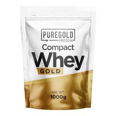 Сироватковий протеїн концентрат Pure Gold Compact Whey Gold 1000 г Creamy Cappuccino