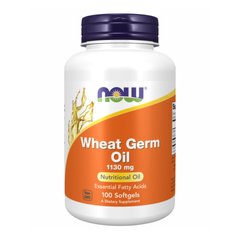 Олія зародків пшениці Now Foods Wheat Germ Oil 1130mg 100 м'яких капсул