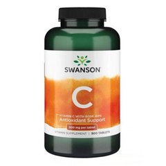 Витамин C Swanson Vitamin C with Rose Hips 500 mg 500 капсул