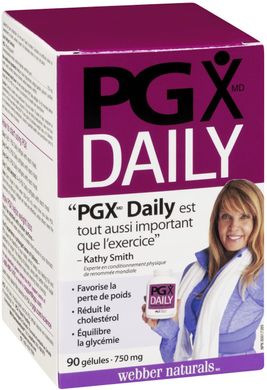 Жироспалювач Webber Naturals PGX Daily 750 mg 90 капсул