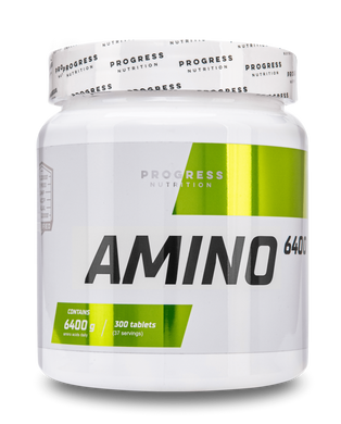 Комплекс аминокислот Progress Nutrition Amino 6400 300 таблеток