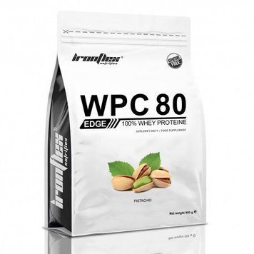 Сывороточный протеин IronFlex WPC80.eu Edge 909 г Pistachios