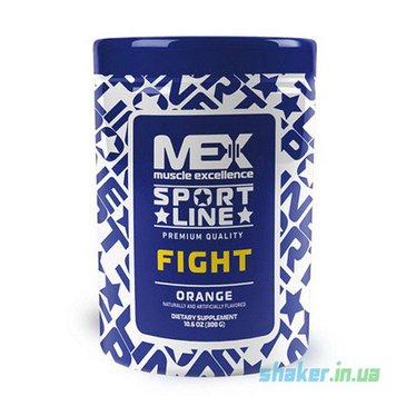 Предтренировочный комплекс MEX Nutrition FIGHT (300 г) файт orange