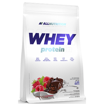 Сироватковий протеїн концентрат AllNutrition Whey Protein (900 г) Chocolate Raspberry