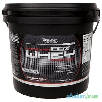 Сывороточный протеин изолят Ultimate Nutrition Prostar Whey 100% 4500 г chocolate