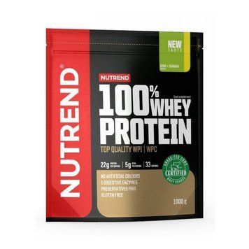Сироватковий протеїн Nutrend 100% Whey Protein 1000 г caramel latte