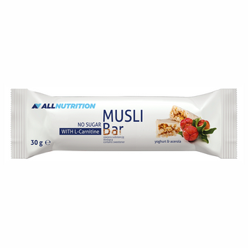 Фитнес батончик AllNutrition Musli Bar L-carnitine 30 г Yogurt Acerola