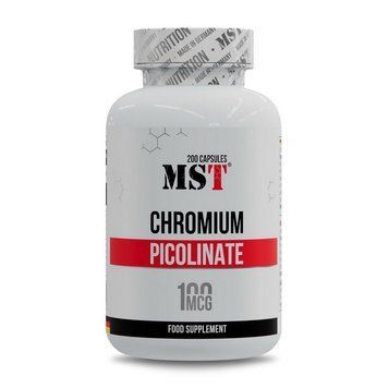 Хром Пиколинат MST Chromium Picolinate 200 капсулы 100 mg