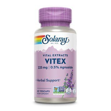 Витяжка Плоду Чистотіла Solaray Vitex Chaste Berry Extract 225mg 60 вег. капсул