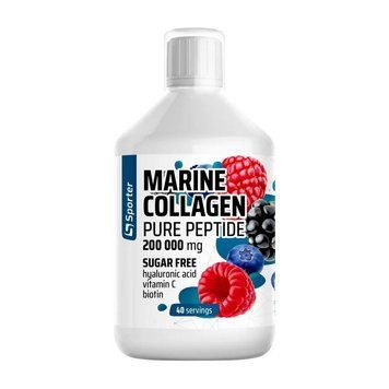Коллаген Морской Sporter Marine Collagen Pure Peptide 500 мл Natural Berry