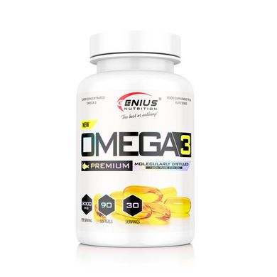 Омега 3 Genius Nutrition Omega 3 90 капсул
