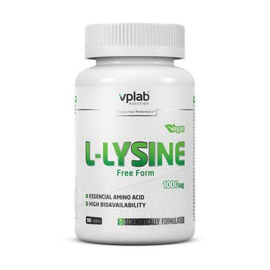Лизин VP Laboratory L-Lysine 1000 mg 90 таб
