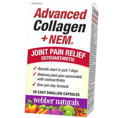 Колаген Webber Naturals Advanced Collagen + NEM 30 капсул