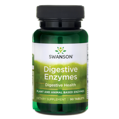 Полный спектр N-зимов Swanson Digestive Enzymes 90 капсул