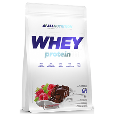 Сывороточный протеин концентрат AllNutrition Whey Protein (900 г) Chocolate Raspberry