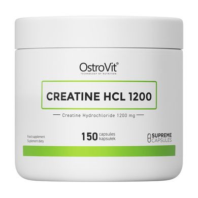 Креатин гідрохлорид OstroVit Creatine HCL 1200 150 капсул