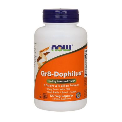 Пробиотики Now Foods Gr8-Dophilus 120 капс