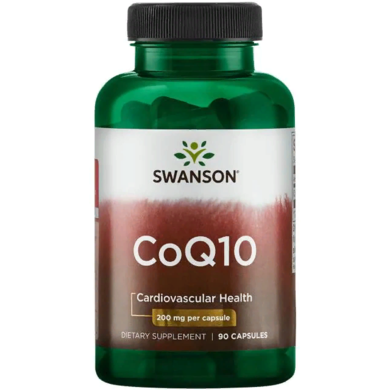 Коэнзим Q10 Swanson CoQ10 200 mg 90 капсул