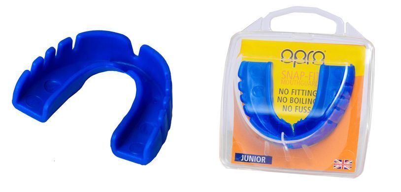 Капа OPRO Junior Snap-Fit Electric Blue (art.002143009)
