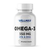 Омега-3 Willmax Omega-3 350 мг 90 капсул