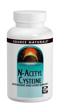 NAC N-Ацетил-L-Цистеин 600мг, Source Naturals, 60 таблеток