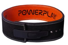 Пояс для важкої атлетики PowerPlay 5175 Чорно-Оранжевий S