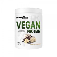 Веганський протеїн IronFlex Vegan Protein 500 г vanilla cookies