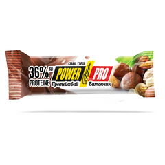 Протеиновый батончик Power Pro Protein Bar Nutella 36% 60 грамм Орех