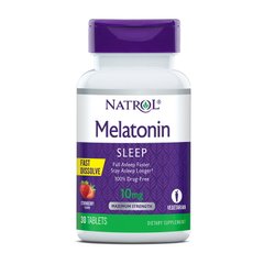 Мелатонин Natrol Melatonin 10 mg Fast Dissolve 30 таблеток