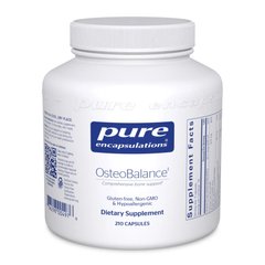 Кальций против остеопороза Pure Encapsulations OsteoBalance 210 капсул