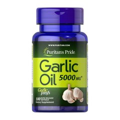 Екстракт часнику Puritan's Pride Garlic Oil 5000mg 100 капсул