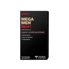 Вітаміни для чоловіків GNC Mega Men Sport (180 таб) мега мен спорт